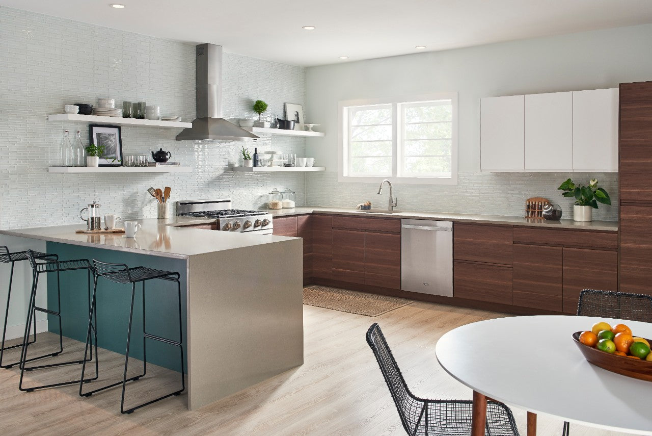 Concerto quartz kitchen island