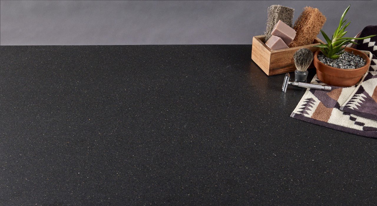 Midnight Majesty Concrete Quartz Countertop