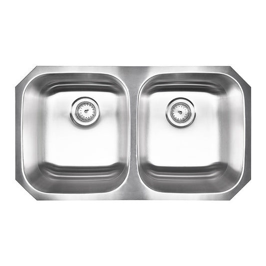 Double Bowl 50/50 - Stainless Steel - 3118