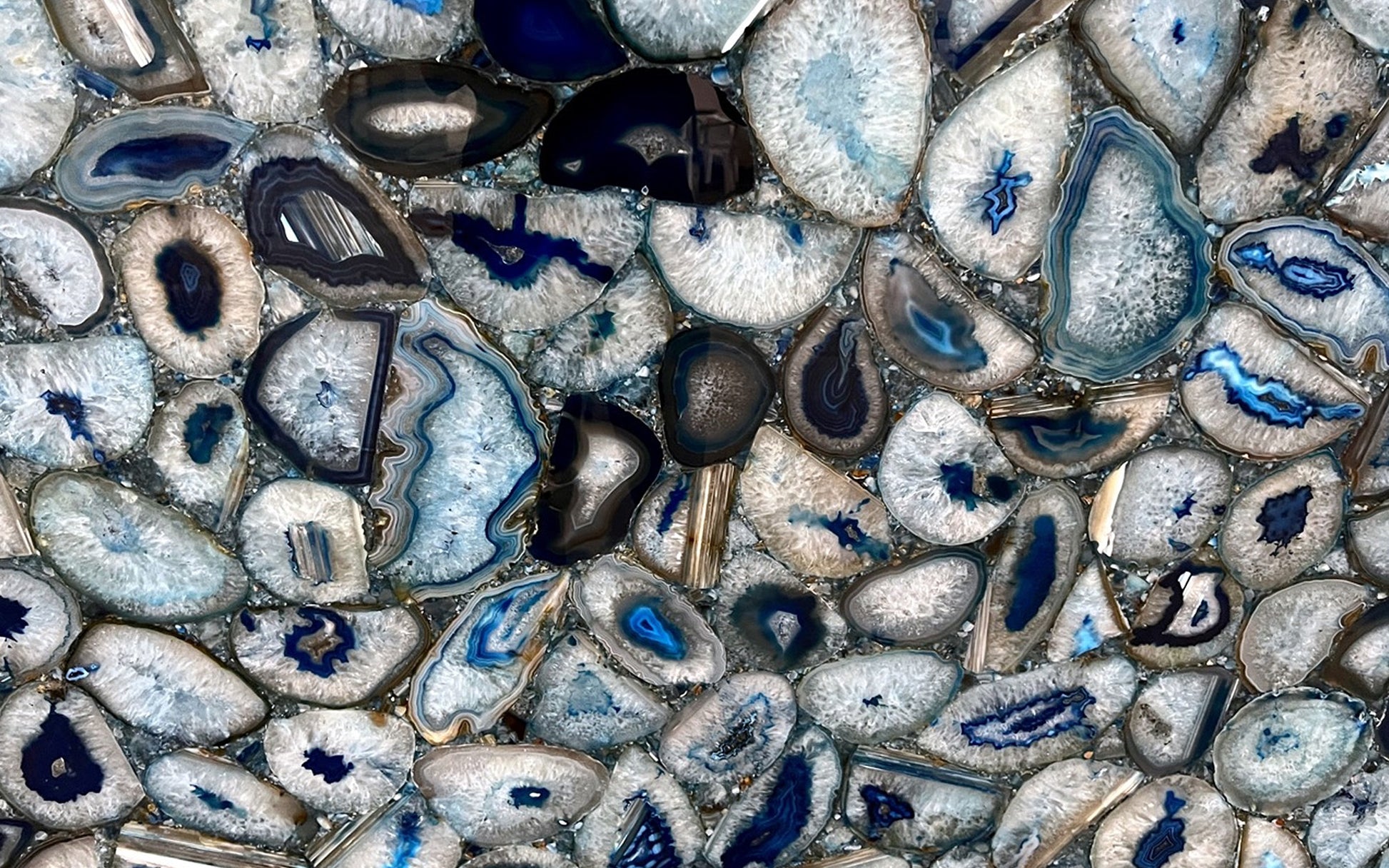 Blue Agate Close-up