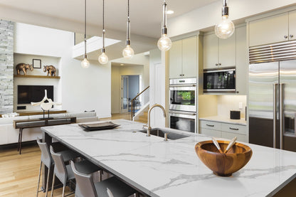 Calacatta Leon Premium Quartz Countertops FabQuartz