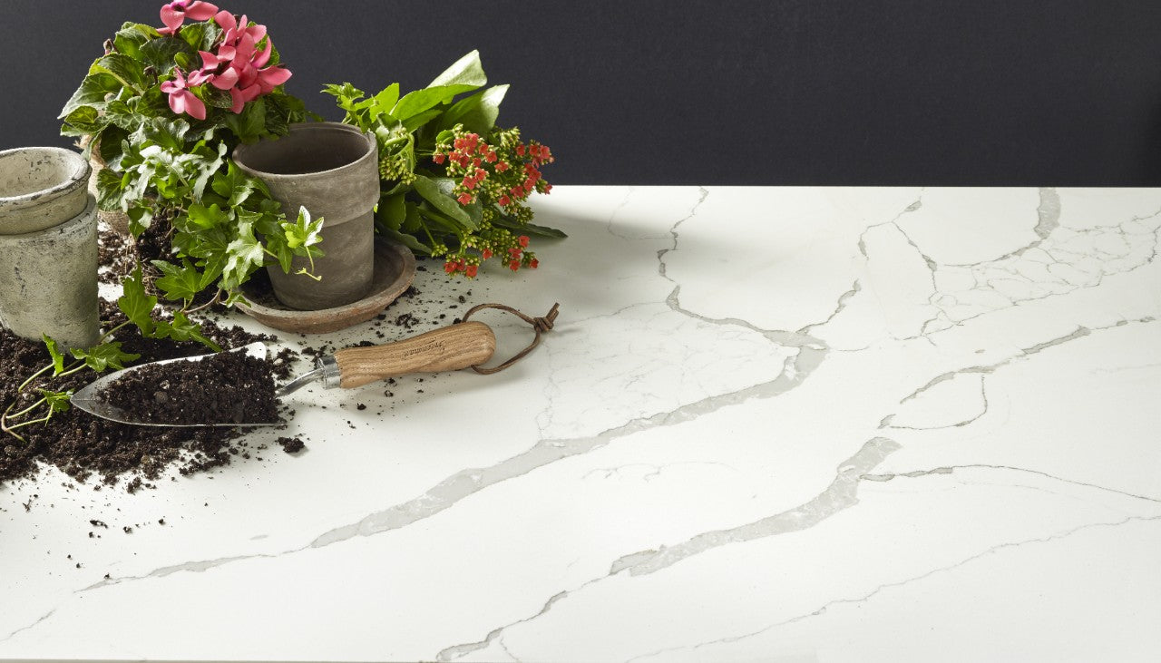 Calacatta Laza Quartz Countertops