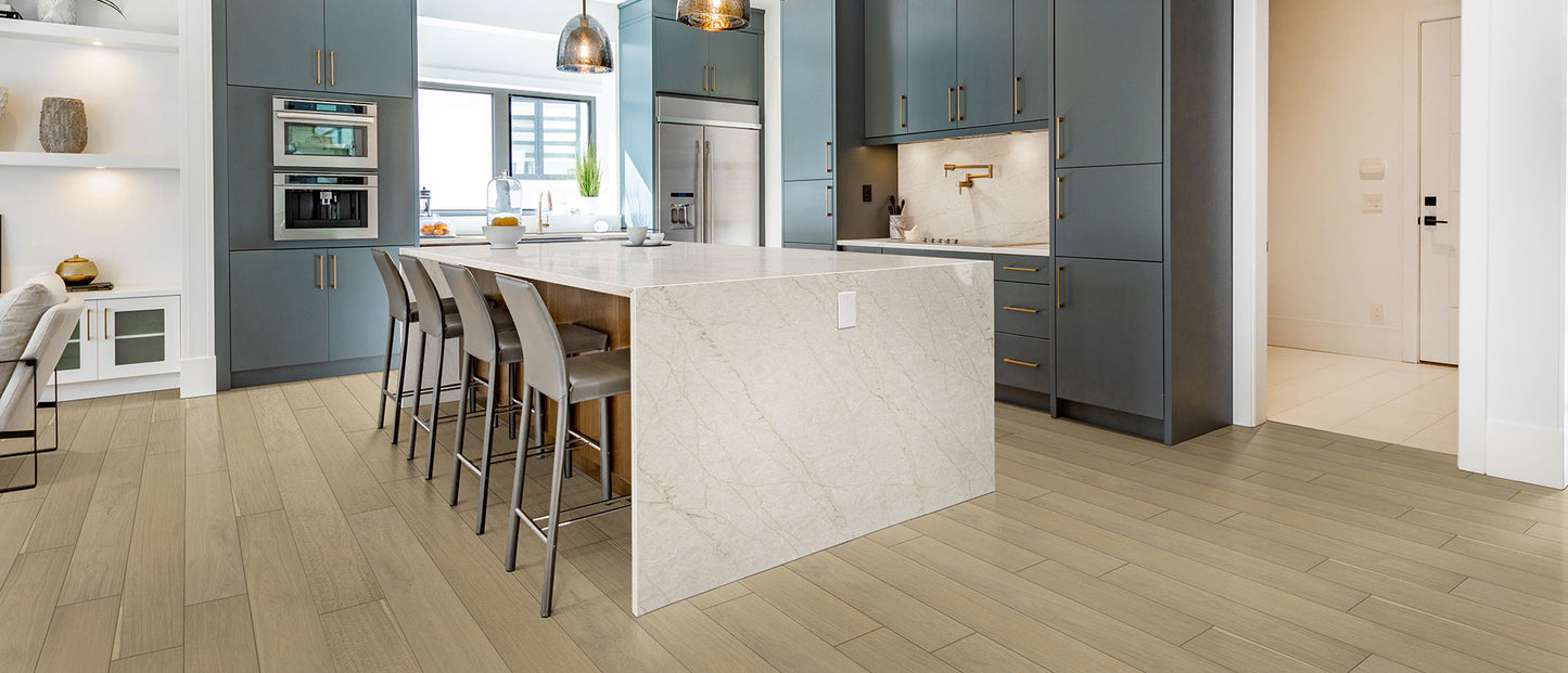 Lumataj Quartz Island, Backsplash and Countertops